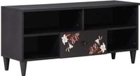 vidaXL Opbergkasten, meerkleurig, 100 x 33,5 x 46 cm, Massief Mango Hout