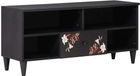 vidaXL Opbergkasten, meerkleurig, 100 x 33,5 x 46 cm, Massief Mango Hout