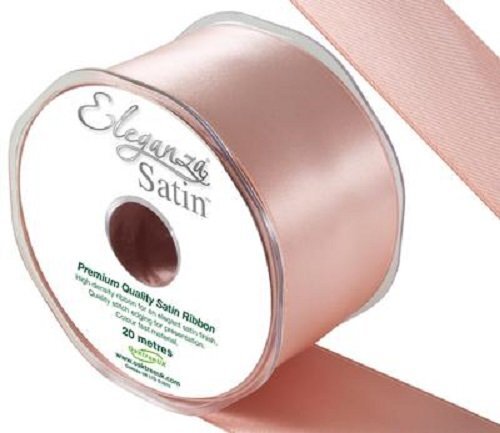 Eleganza 455465 satijnen lint, roze goud, 50mm x 20m