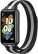 Strap-it Milanese band - zwart/wit - Geschikt voor Huawei Band 7