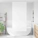 Maison Exclusive - Rideau de douche avec caisse intégrée, dimensions 110x240 cm, largeur du tissu 106 cm