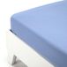 Caleffi - Jersey laken, 100% katoen, effen, voor tweepersoonsbed, oceaan