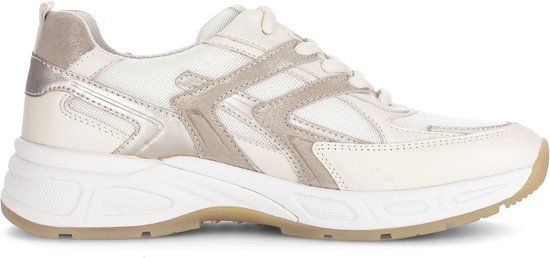 Gabor - Dames - Lage Sneakers - Leer - Beige