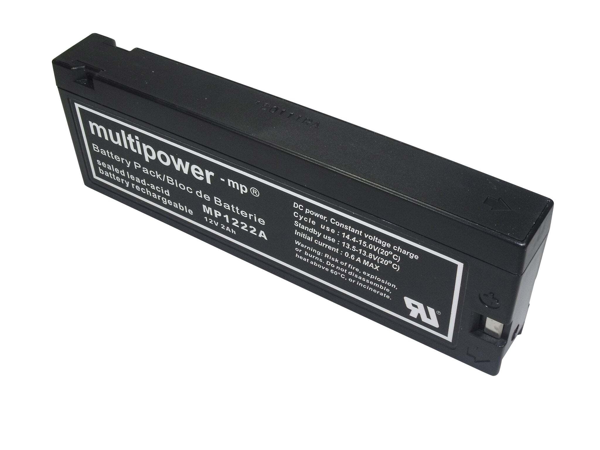 ACCUCELL Loodzuurbatterij geschikt voor Agilent Heartstream XL defibrillator M3516A, M5516A