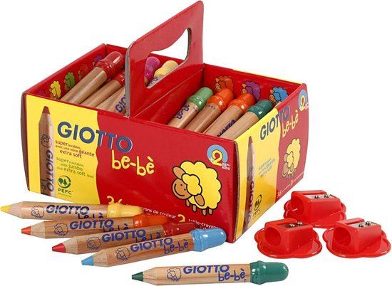 Giotto Bèbè Kleurpotloden Schoolset - 36 Stuks - Multicolor