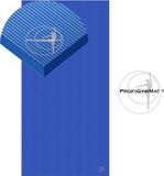 Trendy Sport Reha Mat - Fitnessmat - 200 cm x 100 cm x 2,5 cm - Blauw