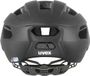 UVEX rise cc - Fietshelm - Unisex Volwassene - all black mat - 56-59 cm