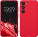 kwmobile telefoonhoesje geschikt voor Samsung Galaxy S23 - Hoesje voor smartphone - In neon roze