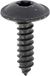 Plaatschroeven, RLX Plaatschroeven, brede kop, binnenbekleding, Torx-voetafdruk, in zak, 4,2 mm x 16 mm, zink, zwart, 20 stuks