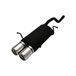 Sportuitlaat Suzuki Sportuitlaat compatibel met Suzuki Swift II HB 1.0i 37/39/41kW/1.3i 47/50/52/54kW 1989-2005 2x 80mm