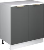 Vicco Keukenkast voor schuine wand R-Line, Antraciet-goud, 80 cm