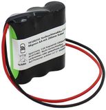 AccuCell Noodverlichting batterij NiMH 3.6V 1800mAh F1x3 Mignon AA met 200mm kabel