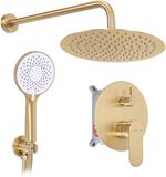 Rea - Inbouw Regendoucheset Drop Brush Gold + Box