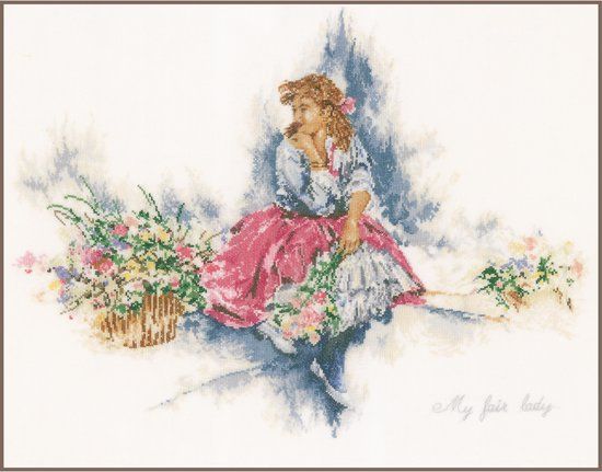 Lanarte Borduurpakket - My Fair Lady - 54 x 43cm