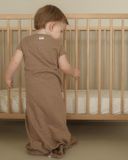 Lodger Hopper - Hydrofiele Slaapzak Baby - Bruin - 0.3 TOG - 80cm - Biologisch Katoen