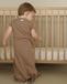 Lodger Hopper - Hydrofiele Slaapzak Baby - Bruin - 0.3 TOG - 80cm - Biologisch Katoen
