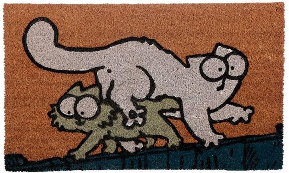 Puckator Deurmat Simon's Cat en Kitten - 76 x 45cm