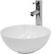 LuxeBath ECD Germany wastafelmeubel Ø 320x135 mm wit keramiek