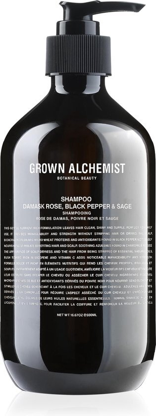 Grown Alchemist Botanical Beauty, Shampoo Damask Rose, Black Pepper &amp; Sage Large