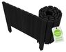Clôture en bois flexible - bordure - longueur 200 cm - hauteur 30 cm - anthracite