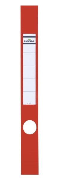 Ordofix Durable Etiket - Rood - 40x390mm - Rechthoek