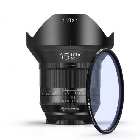 Irix 15mm F/2.4 Blackstone Lens Zwart