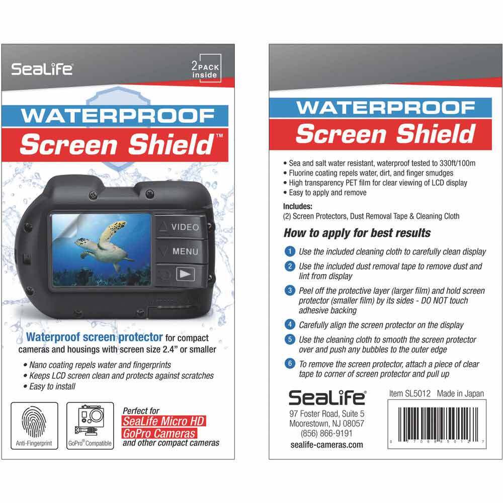 SeaLife SL5012 Screenprotector voor Micro HD/GoPro/Compactcamera s