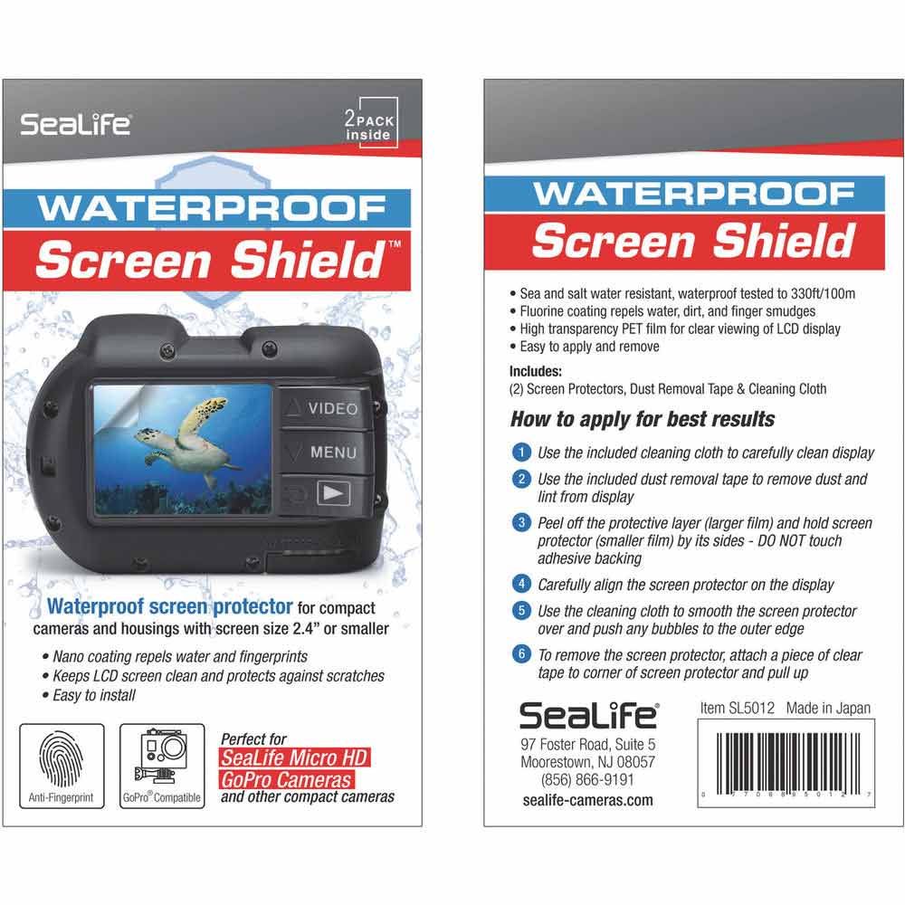 SeaLife SL5012 Screenprotector voor Micro HD/GoPro/Compactcamera's