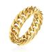 Cilla Jewels Damesring met Cuban Link Schakel - Goudkleurig - 16 mm