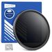 NEEWER BASICS 77 mm variabel ND-filter, ND2-400 1-9 stops lichtreductie, draaibaar variabel grijsfilter, neutral-density-filter met anti-vingerafdrukcoating, slank frame voor cameralens