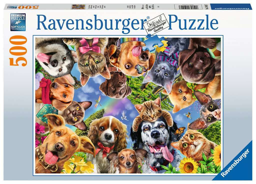 Ravensburger Dieren selfie