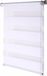 Store enrouleur rayé - 150 cm - Blanc