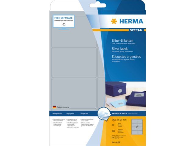 HERMA Etiket 4114 99,1X67.7mm 200st