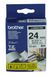 Brother TZE251 Labelprinter-tape - Wit
