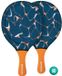 Waboba Beach Paddle Set, Neopreen Tennisset, incl bal, Water Friendly, Drijvende bal