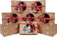 Boîtes cadeaux de Noël sans marque 12 pièces avec fenêtre