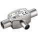 PremiumCord TV antennesplitter IEC 75 Ohm, 1x stekker naar 2X bus, coax-koppeling, coax-antenne, DVB-T, kleur zilver