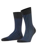 FALKE Shadow gedessineerd katoen sokken heren grijs - maat 47-48