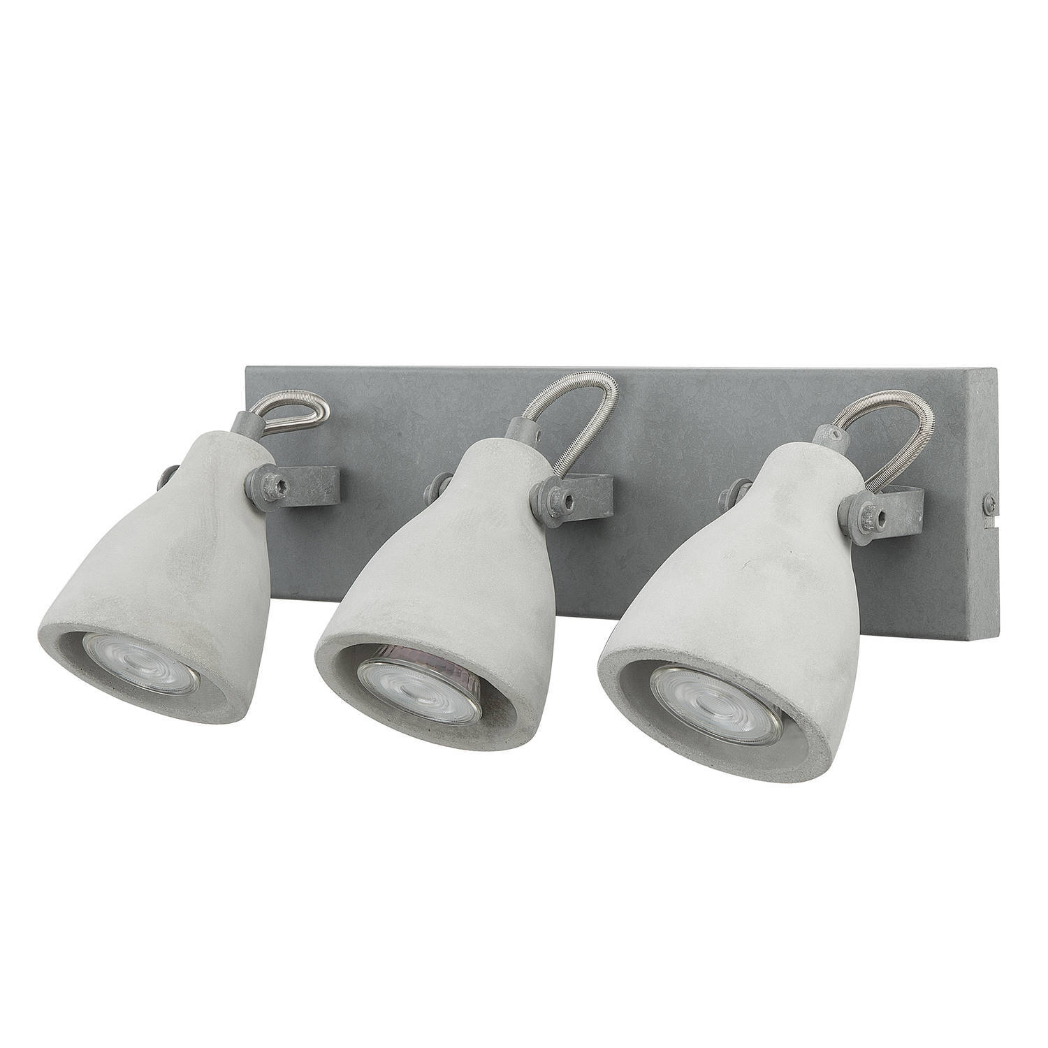 Beliani mistago iii - wandlamp-grijs-beton