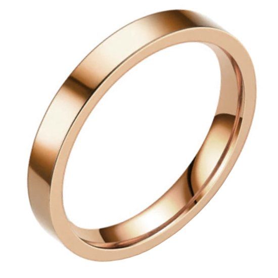 LGT JWLS LGT Jewels smalle stalen ring Rose 3mm-17mm