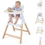 Costway Chaise haute évolutive 4 en 1, pour 0-36 mois (beige)