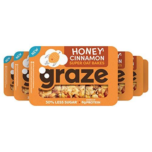 Graze Honey Cinnamon Protein Oat Bites Havermoutrepen - 6 x 3 Repen (57 gram)