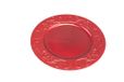 Nataluna MOD.099 onderzetter versierd, 33 cm, rood, zoals afgebeeld