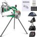 Schuster machine à coudre - Machine manuelle pour coudre le cuir - Métal - Tête pivotante à 360° - Convient pour la réparation de chaussures - Pour cuir et caoutchouc - Vert clair