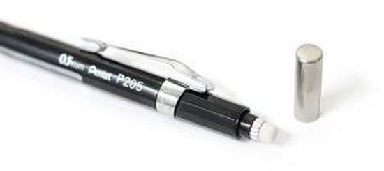 Pentel P205 Vulpotlood - 0.5 mm - Zwart