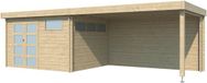 Woodlands Blokhut Modern met Overkapping - 755 x 295 cm