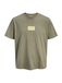 JACK & JONES Chemise 'JJFRANK' jaune clair / tons terre