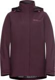 Jack Wolfskin ROTWAND 3IN1 JKT W Veste d'extérieur pour femme - amarante
