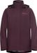 Jack Wolfskin ROTWAND 3IN1 JKT W Veste d'extérieur pour femme - amarante