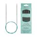 KnitPro 36111 Rondbreinaald Mindful 2,00 mm Engels, blauwgroen, 2 mm, 100 cm